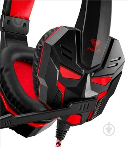 Навушники Aula Prime Basic Gaming Headset black/red - фото 5 Навушники Aula Prime Basic Gaming Headset black/red - фото 5
