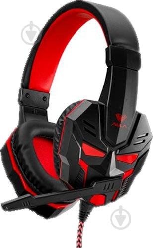 Навушники Aula Prime Basic Gaming Headset black/red - фото 2 Навушники Aula Prime Basic Gaming Headset black/red - фото 2