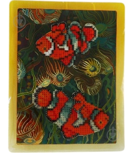 Алмазная мозаика Рыбки 18х23 см Brushme - фото 1 Алмазная мозаика Рыбки 18х23 см Brushme - фото 1