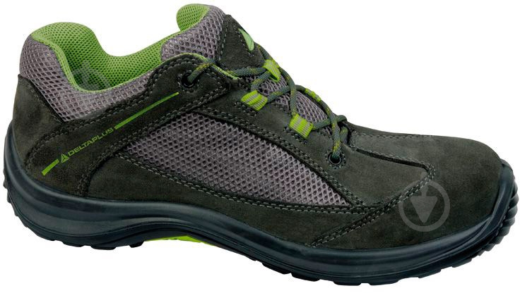 Ботинки Delta Plus Viagi S1P р.40 VIAGISPGV40 серый с зеленым - фото 1 Ботинки Delta Plus Viagi S1P р.40 VIAGISPGV40 серый с зеленым - фото 1