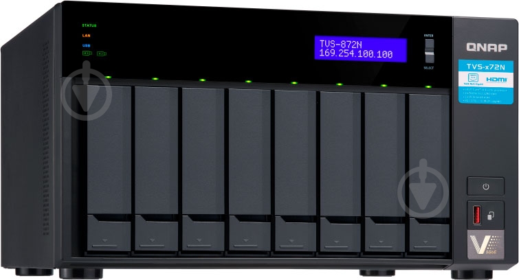 Сетевое хранилище QNAP TVS-872N-I3-8G - фото 4