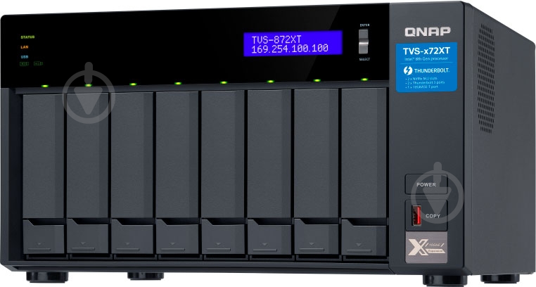 Сетевое хранилище QNAP TVS-872XT-I5-16G - фото 3 Сетевое хранилище QNAP TVS-872XT-I5-16G - фото 3