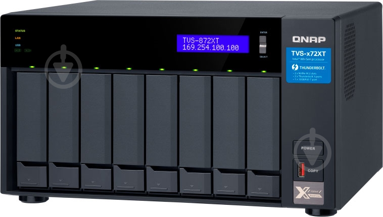 Сетевое хранилище QNAP TVS-872XT-I5-16G - фото 4 Сетевое хранилище QNAP TVS-872XT-I5-16G - фото 4
