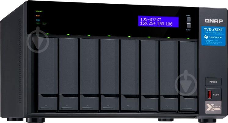 Сетевое хранилище QNAP TVS-872XT-I5-16G - фото 2 Сетевое хранилище QNAP TVS-872XT-I5-16G - фото 2