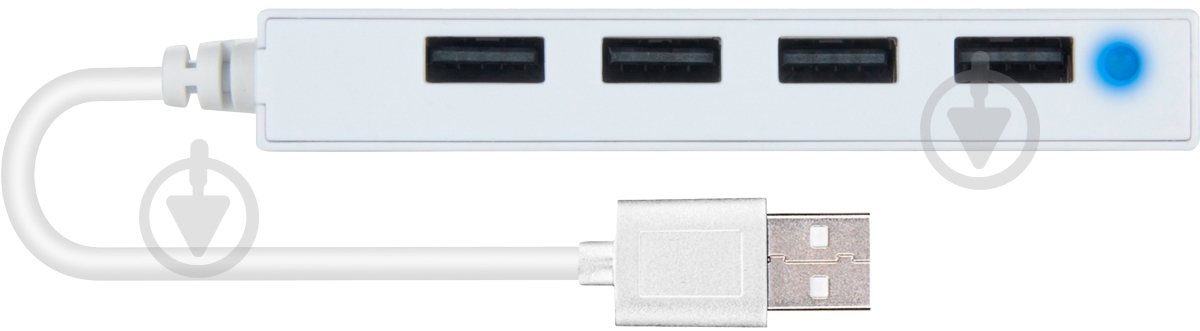Концентратор Speedlink Snappy Slim USB Hub 4-Port USB 2.0 White - фото 2