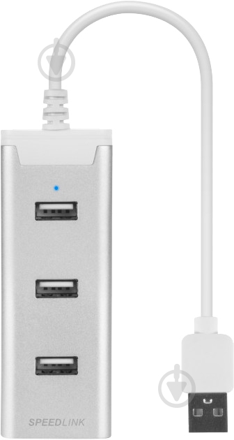 Концентратор Speedlink Barras Supreme 3хUSB 2.0 Silver - фото 2 Концентратор Speedlink Barras Supreme 3хUSB 2.0 Silver - фото 2