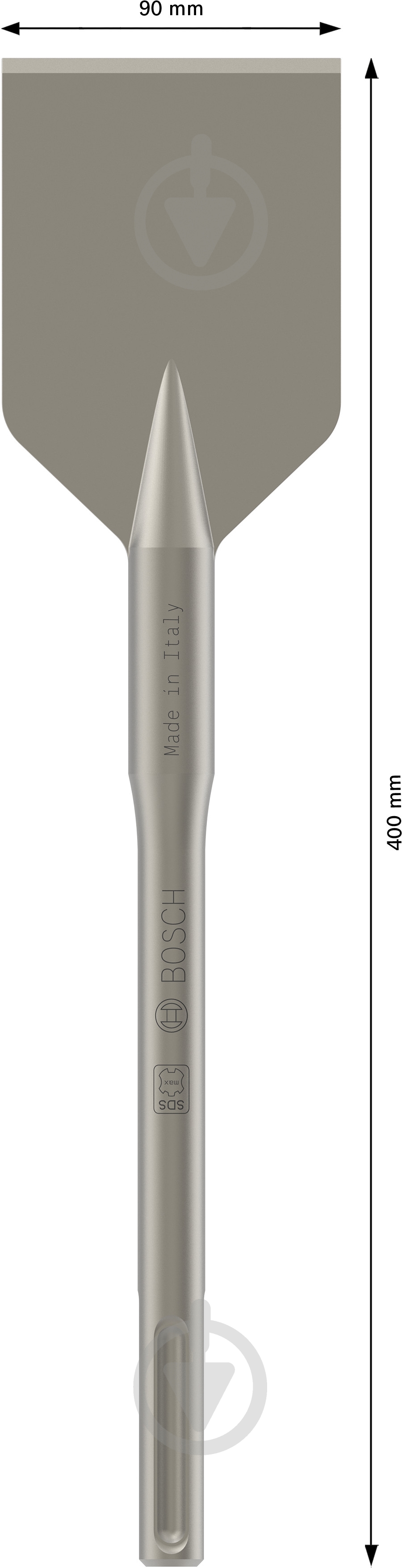 Зубило Bosch SDS-max 90x400 мм 2608690003 - фото 2