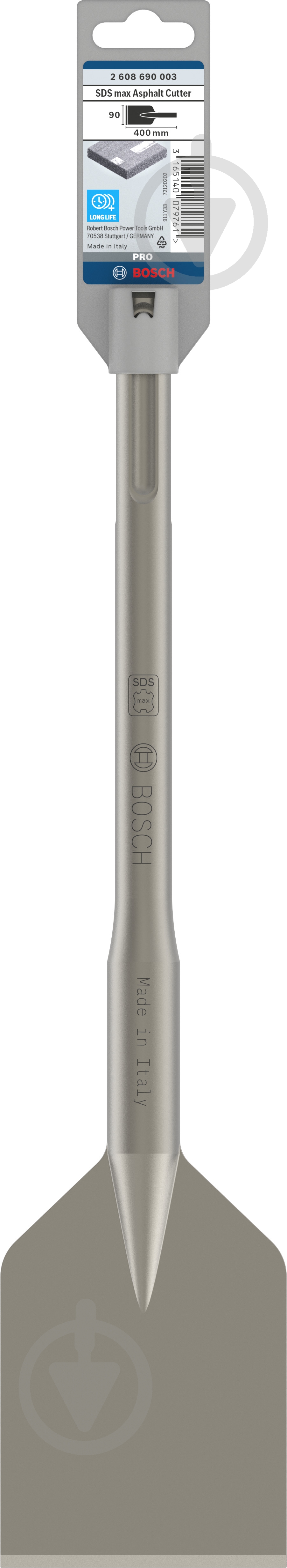 Зубило Bosch SDS-max 90x400 мм 2608690003 - фото 3