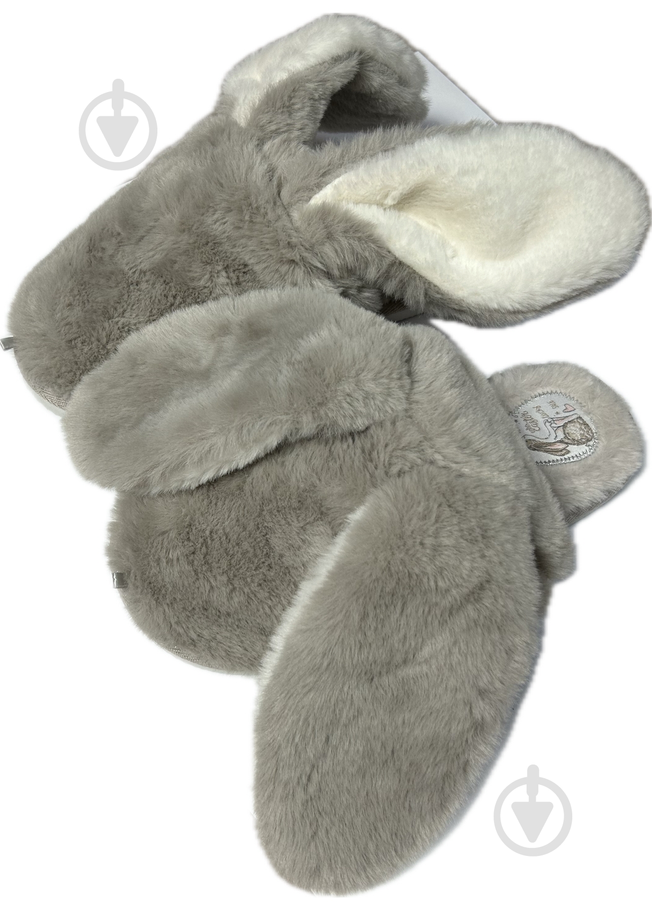 Тапки домашние Gemelli Заец р.36 серый - фото 2