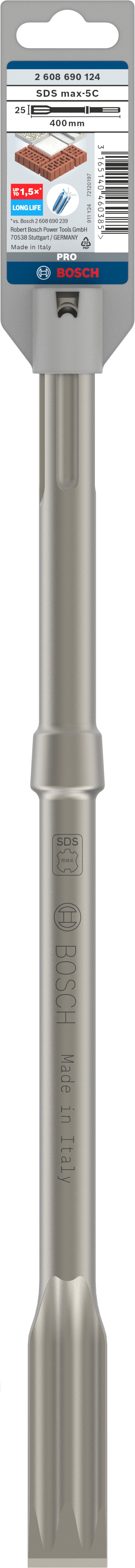 Зубило Bosch RTec Sharp SDS-max 25x400 мм 2608690124 - фото 3