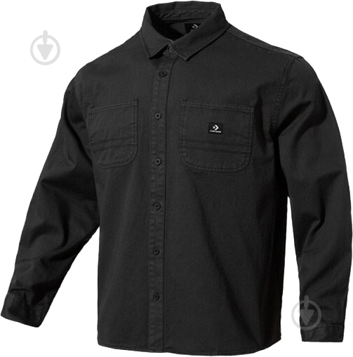 Рубашка Converse Woven Long Sleeve Button Down 10022012-A02 р. M черный - фото 1 Рубашка Converse Woven Long Sleeve Button Down 10022012-A02 р. M черный - фото 1