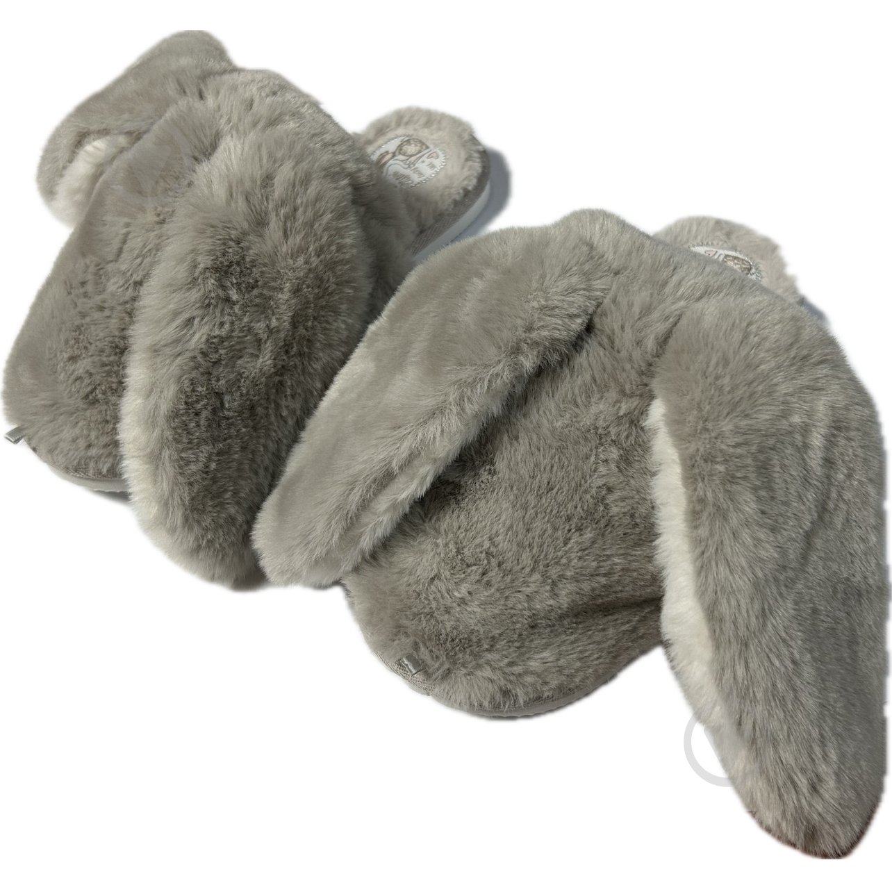 Тапки домашние Gemelli Заец р.39 серый - фото 1