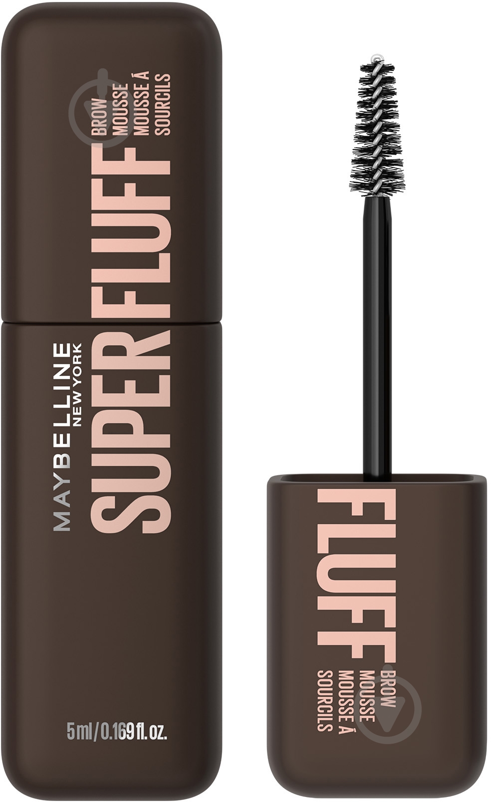 Гель-мус для брів Maybelline New York Superfluff 262 Black Brown 5 мл - фото 1