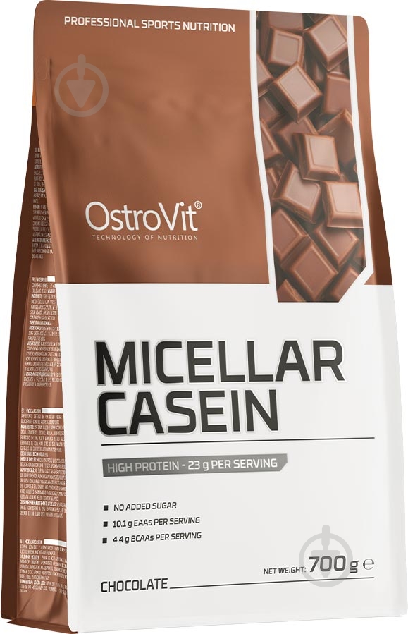 Протеин Ostrovit Micellar Casein шоколад 0,7 кг - фото 1