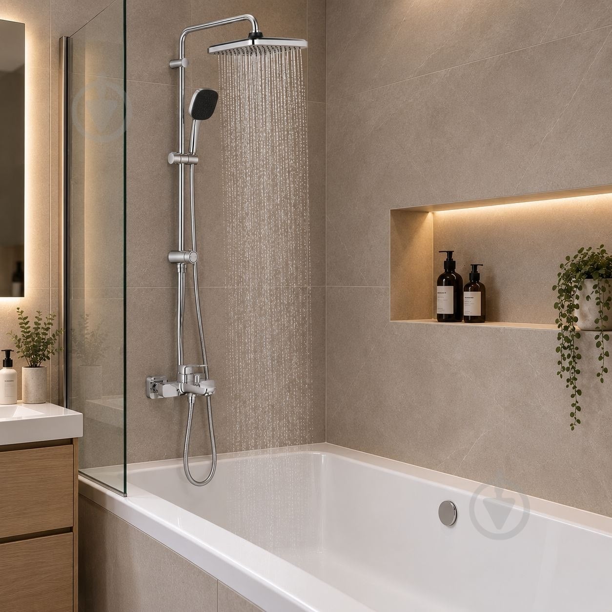 Душевая система Grohe Vitalio Comfort 250 Cube (26698001) - фото 12