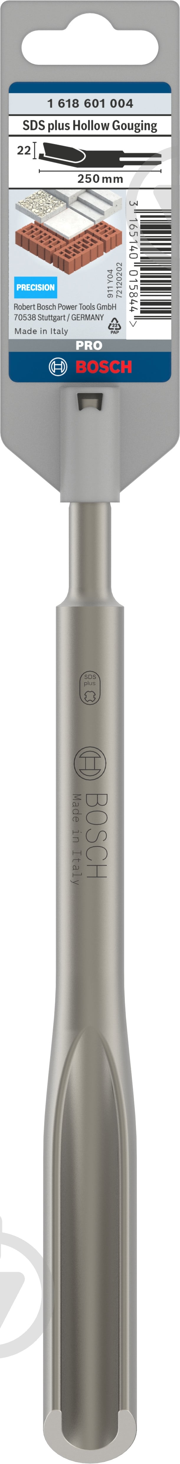 Зубило Bosch SDS-plus 22x250 мм 1618601004 - фото 3