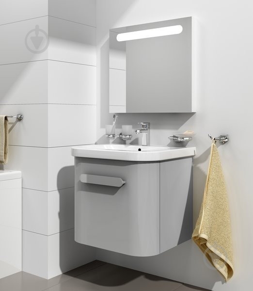 Тумба подвесная Ravak Chrome SD 550 серая X000000636 - фото 2
