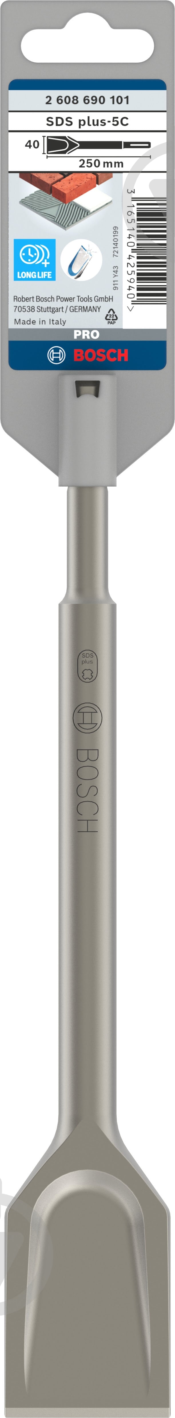 Зубило Bosch SDS-plus 40x250 мм 2.608.690.101 - фото 3