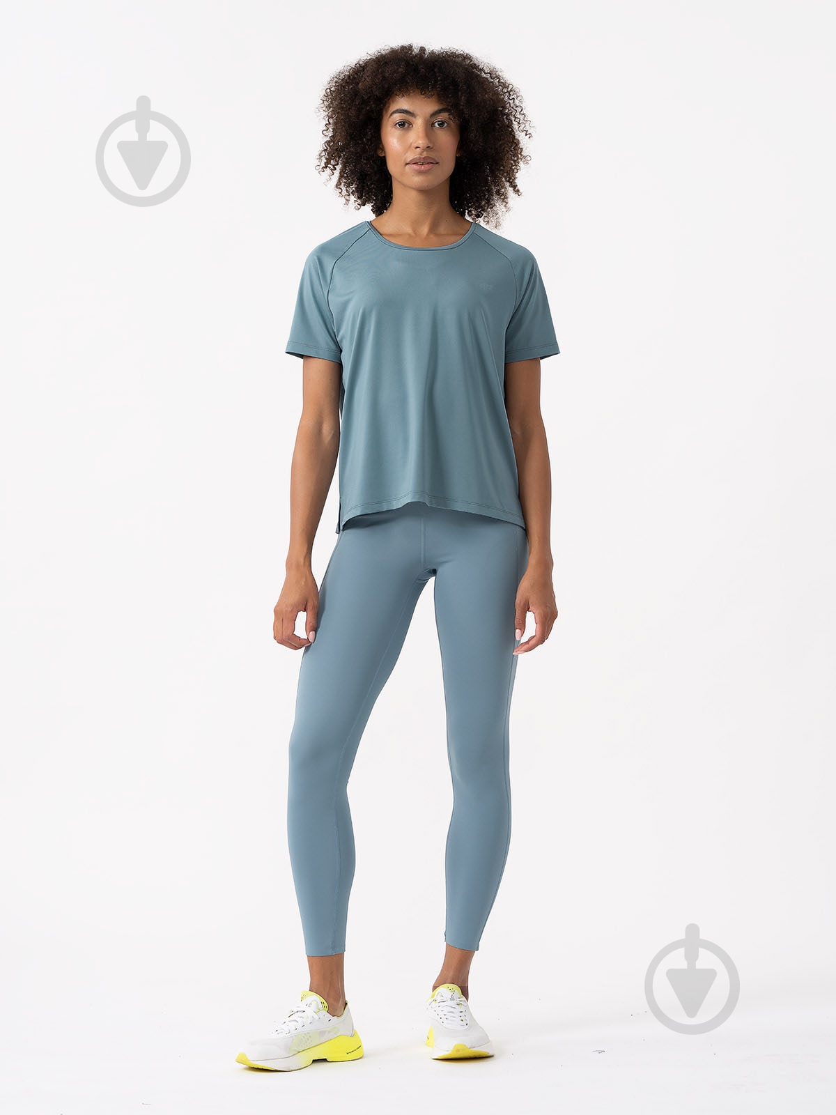 Футболка 4F TSHIRT FNK F428 4FAW23TFTSF428-33S р.XS блакитний - фото 3