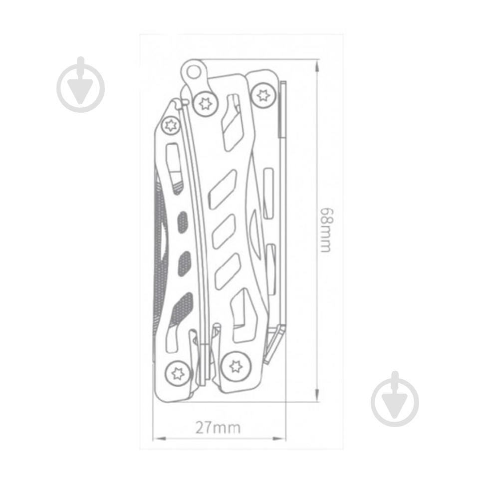 Мультитул раскладной NexTool Flagship Pro, черный (16 функций) NE20120 - фото 3 Мультитул раскладной NexTool Flagship Pro, черный (16 функций) NE20120 - фото 3
