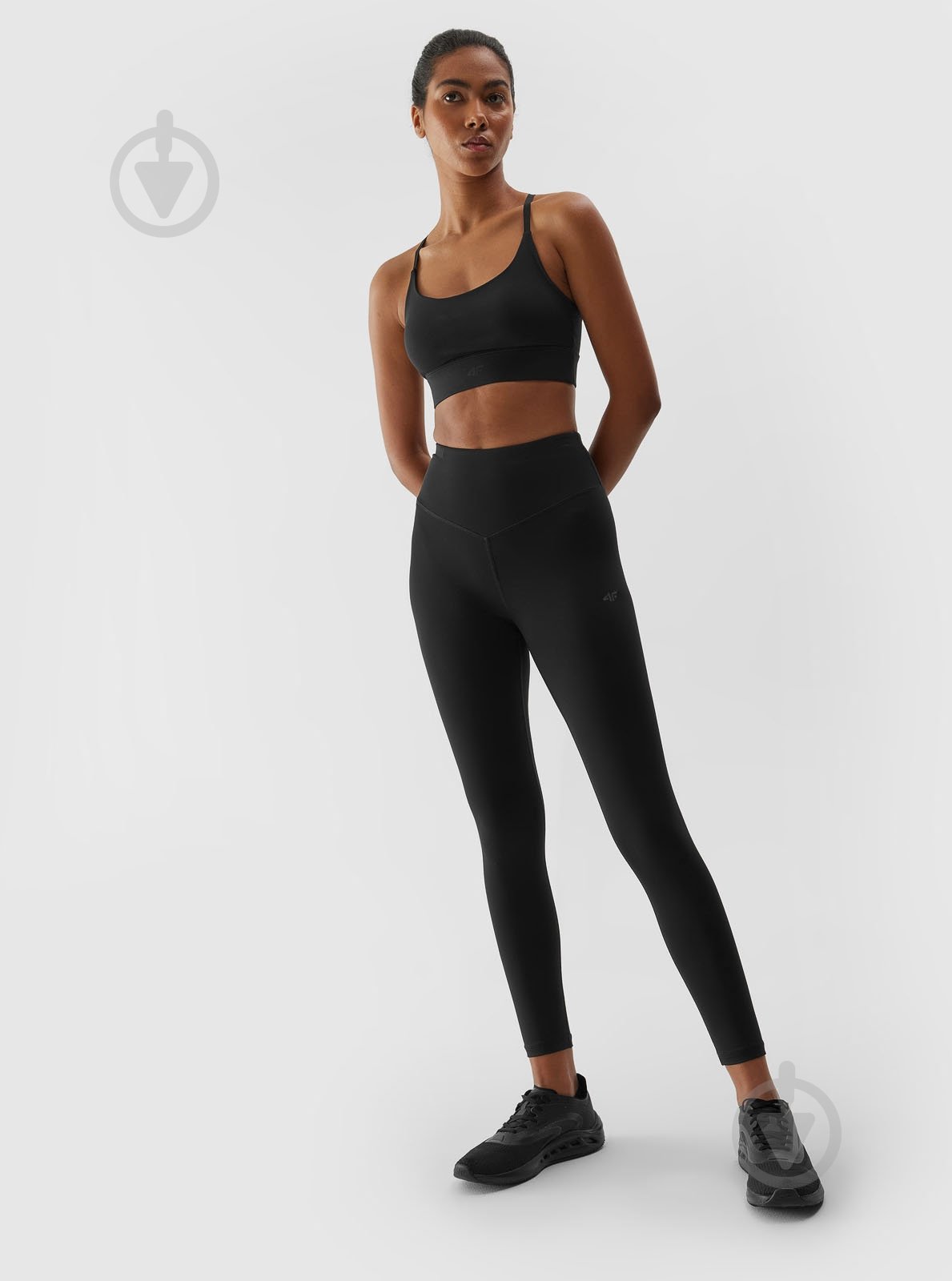 Лосины 4F TIGHTS FNK F154 4FAW23TFTIF154-20S р.XS черный - фото 1