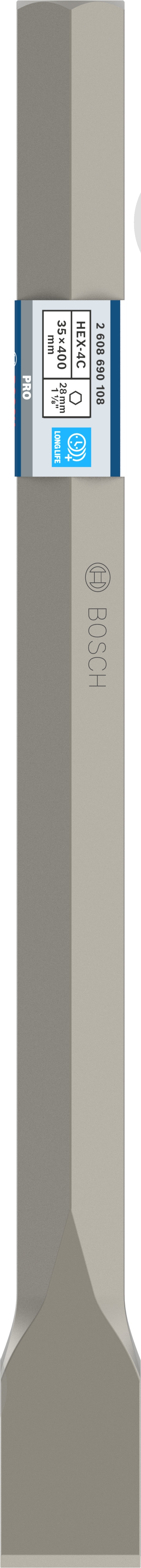 Зубило Bosch SDS HEX 35x400 мм 2608690108 - фото 3