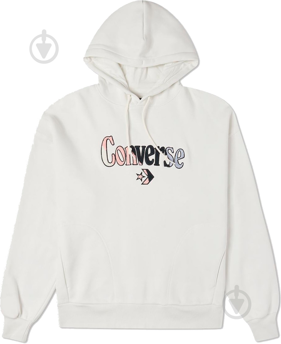 Джемпер Converse Oversized Chenille Patch Hoodie 10022349-A01 р. S білий - фото 1