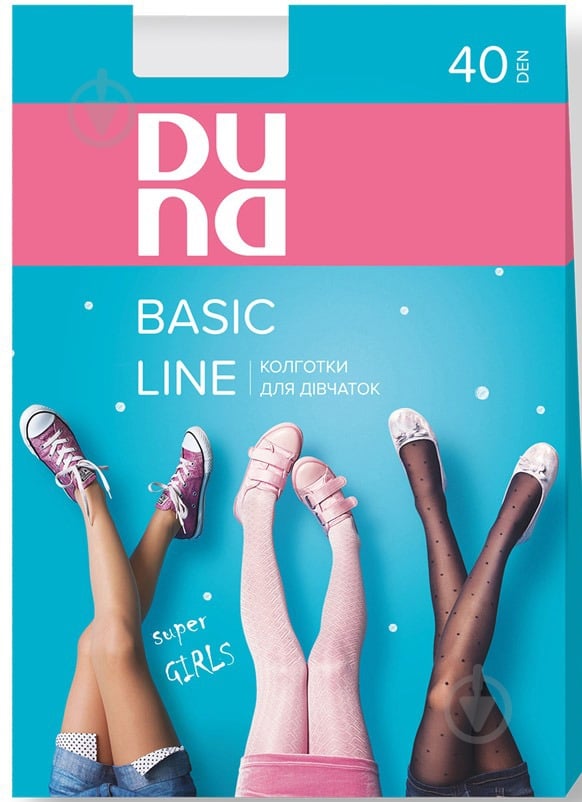 Колготки дитячі для дівчаток Duna 1401 (4823094624497) р.128-134 см бежевий - фото 1