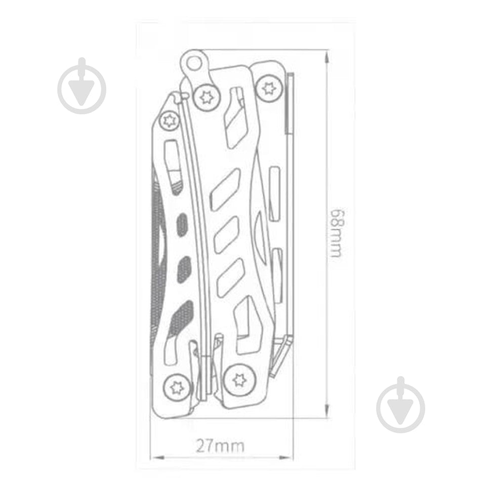Мультитул NexTool Mini Flagship, черный (10 функций) NE20122 - фото 2 Мультитул NexTool Mini Flagship, черный (10 функций) NE20122 - фото 2