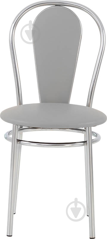Стул обеденный Nowy Styl Florino Chrome V-28 хром/серый - фото 2