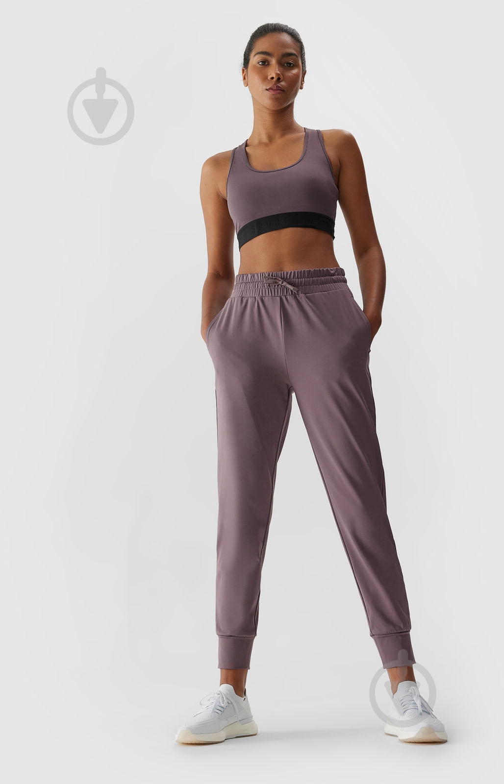 Брюки 4F TROUSERS FNK F352 4FAW23TFTRF352-82S р. S коричневый - фото 1
