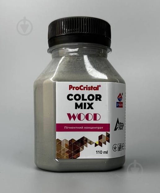Пігмент ProCristal Color Mix Wood IР-0016 сірий 110 мл - фото 3
