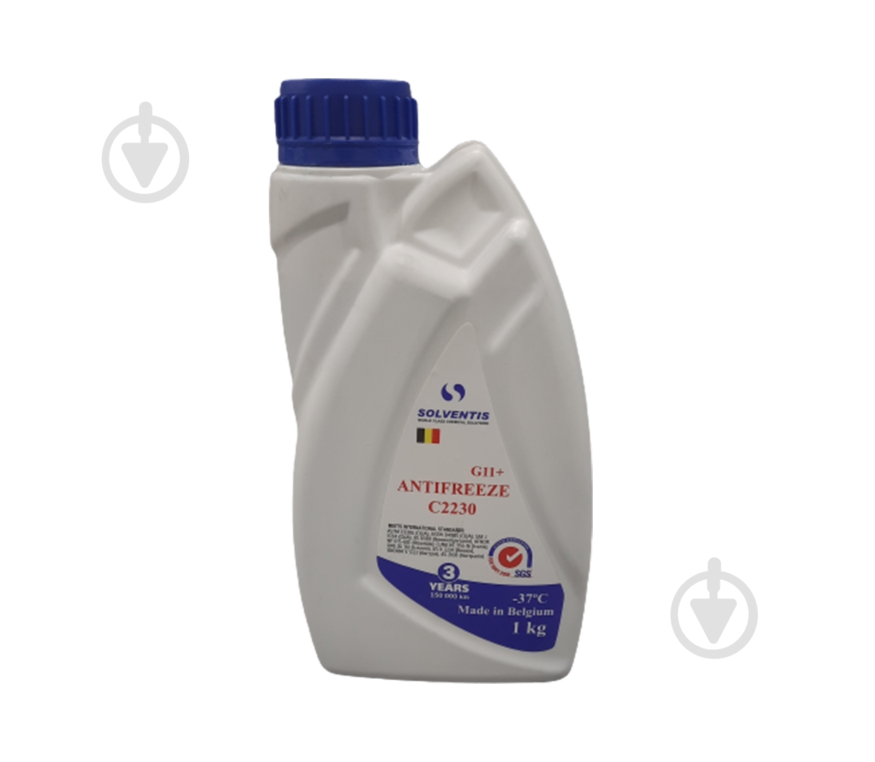 Антифриз Solventis -37°С G12+ (Бельгия) G11+ готовый 1 кг синий - фото 1