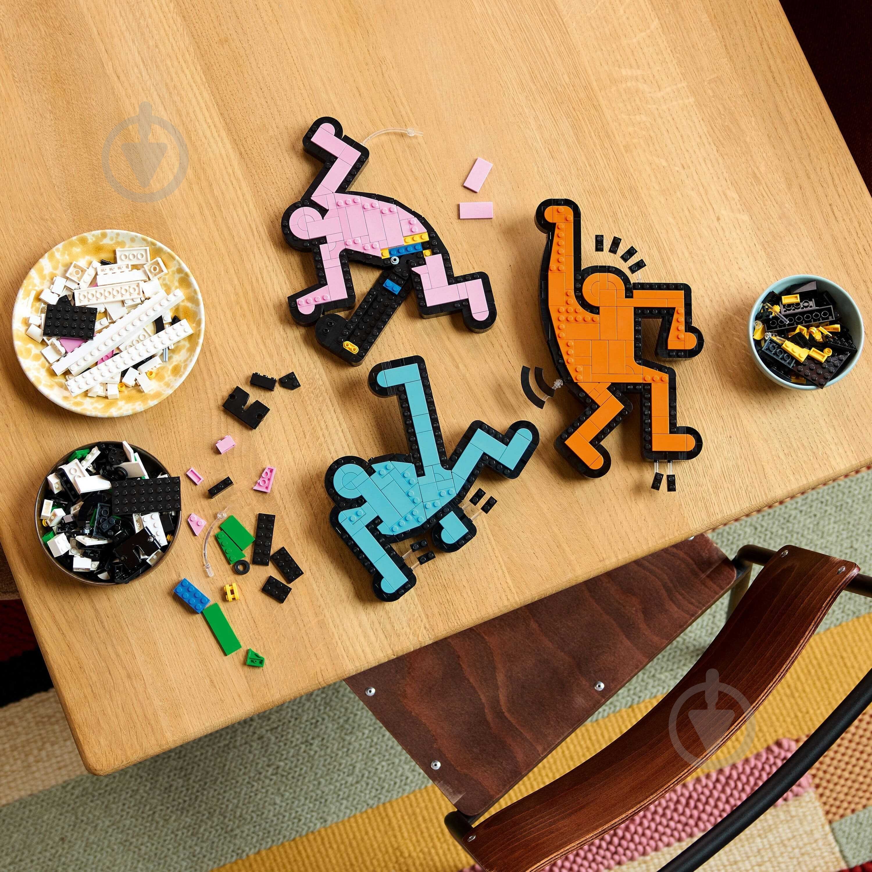 Конструктор LEGO Art Кот Гарринг Танцующие человечки 31216 - фото 11