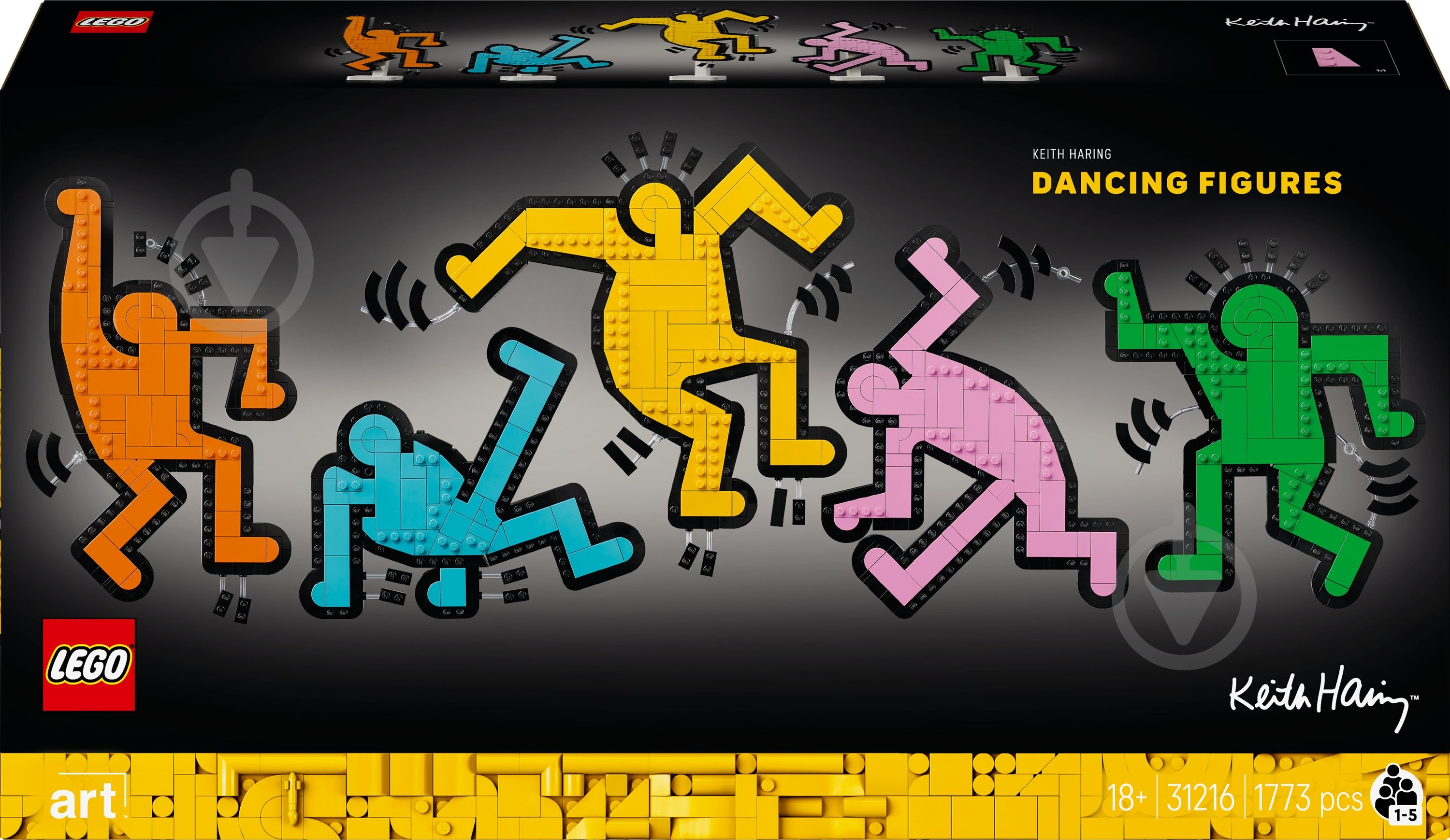 Конструктор LEGO Art Кот Гарринг Танцующие человечки 31216 - фото 1