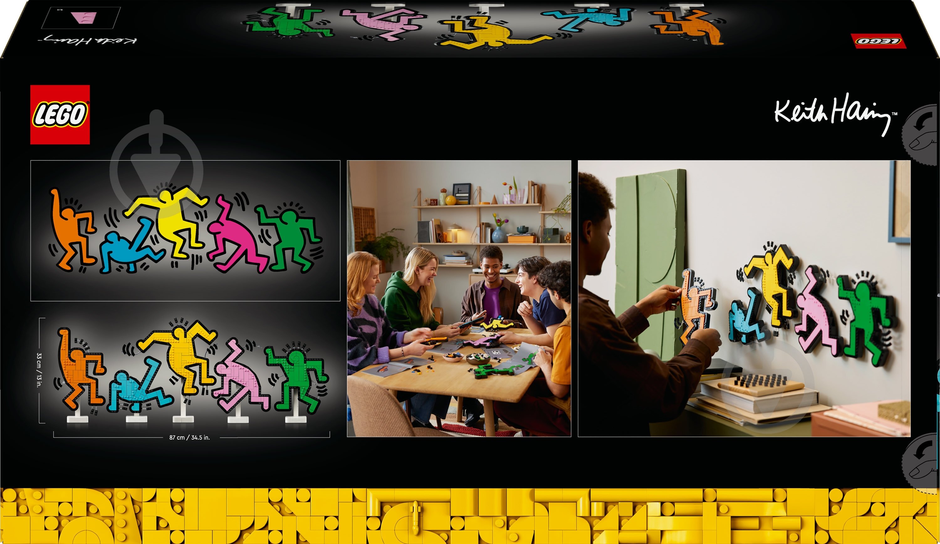 Конструктор LEGO Art Кот Гарринг Танцующие человечки 31216 - фото 2