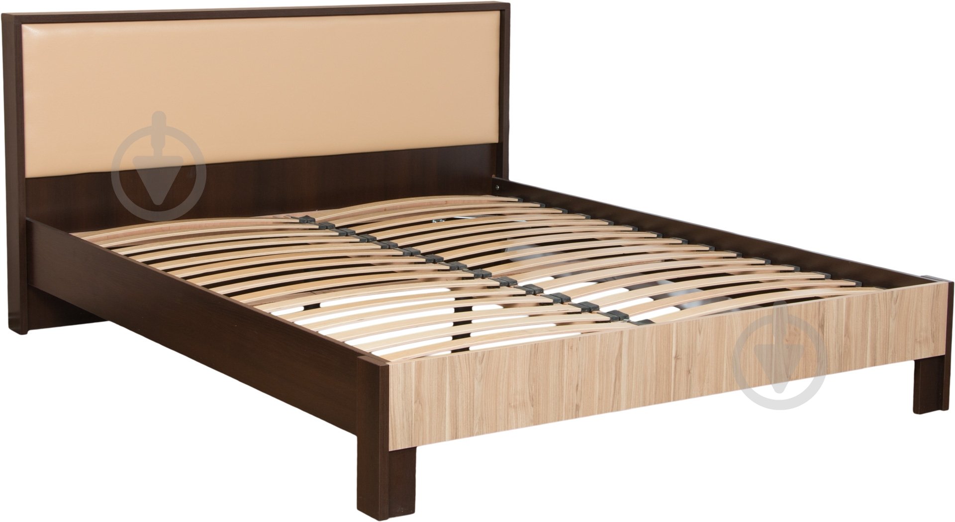 Кровать Embawood Дрезден 160x200 см коричневый/бежевый - фото 2