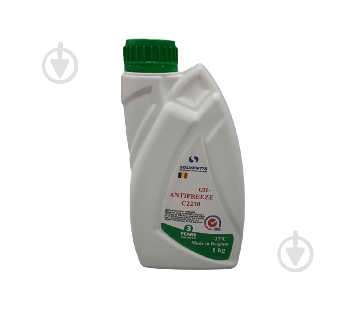Антифриз Solventis -37°С G11+ (Бельгия) G11+ готовый 1 кг зеленый - фото 1 Антифриз Solventis -37°С G11+ (Бельгия) G11+ готовый 1 кг зеленый - фото 1