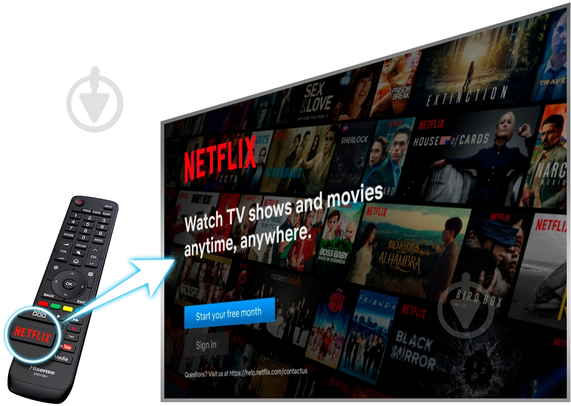 Телевизор Hisense 50U7QF - фото 10