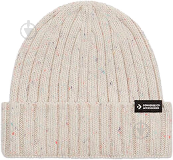 Шапка Converse Go 2 Beanie 10022383-A02 р.one size белый - фото 1
