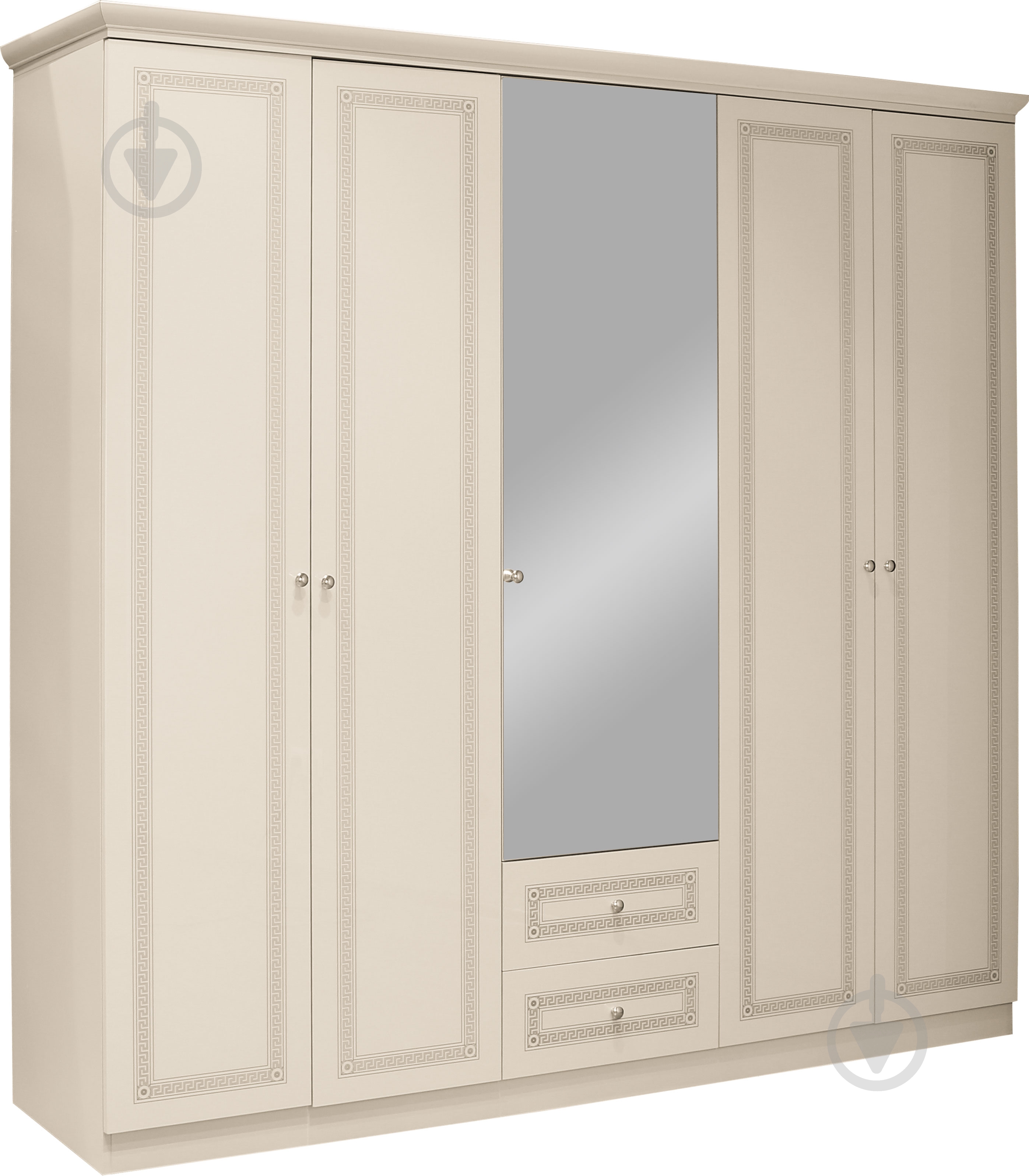 Шкаф Embawood Стелла 5-дверный кремовый - фото 2