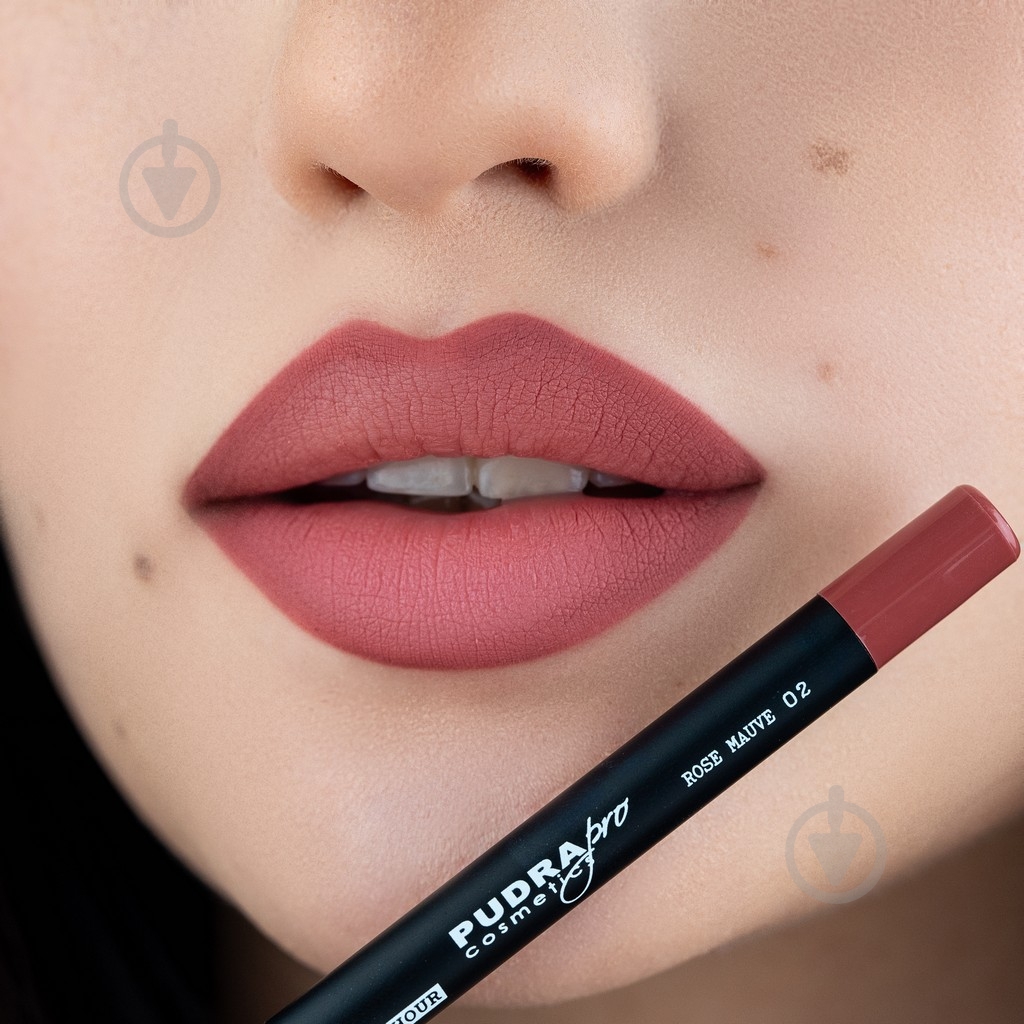 Олівець для губ Pudra Cosmetics 02 Rose Mauve 1,2 г - фото 2