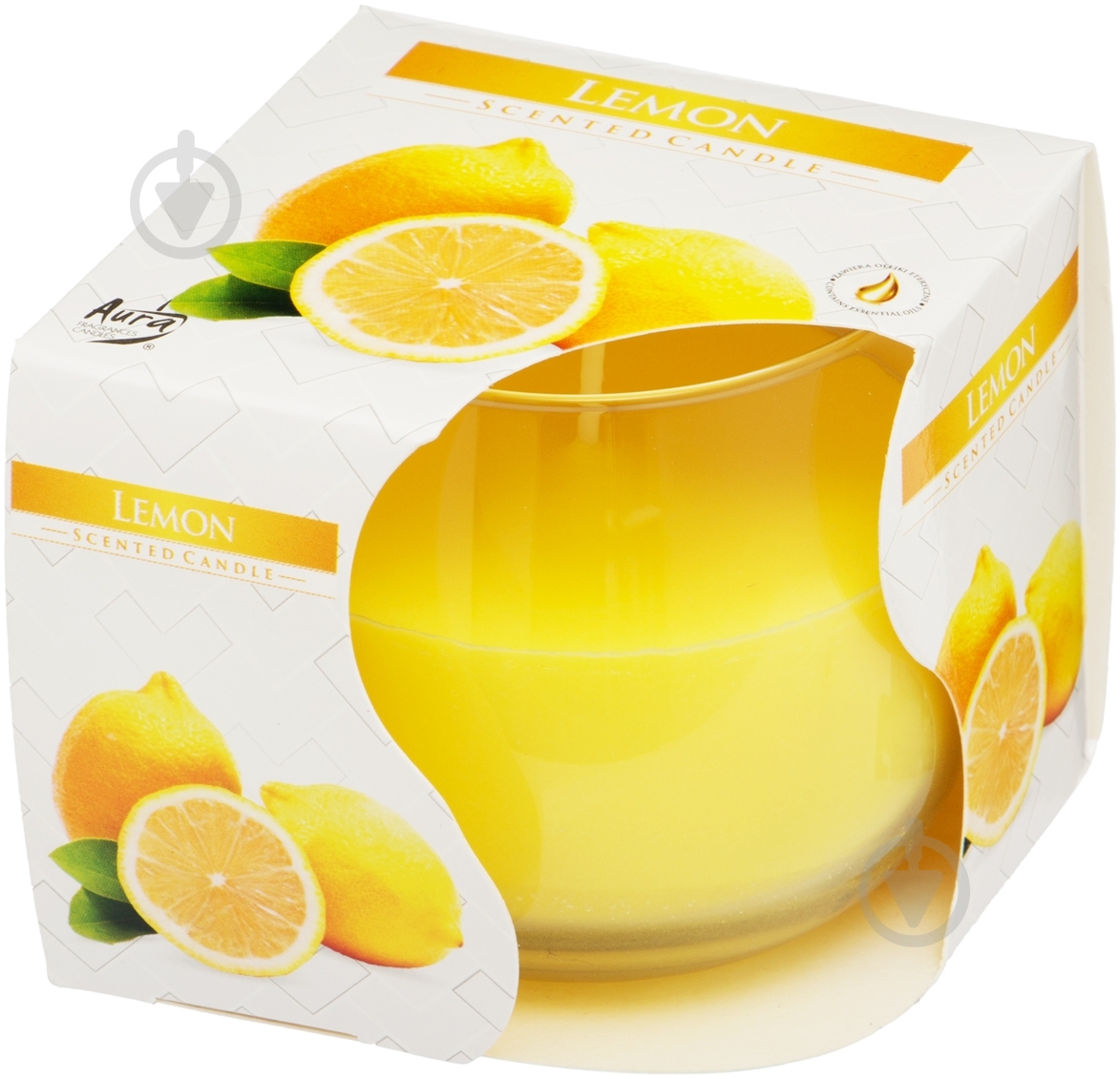 Свеча ароматическая Bispol Лимон sn71/75 - фото 3