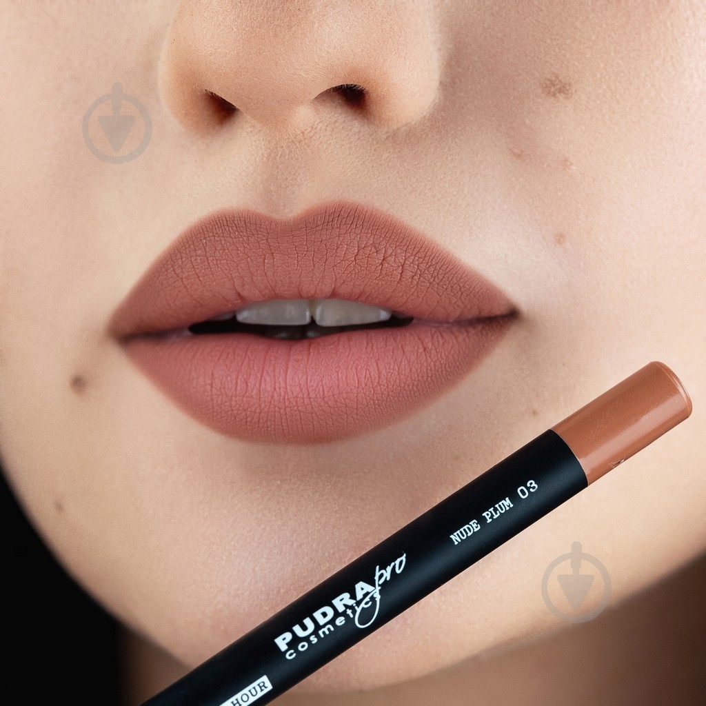 Олівець для губ Pudra Cosmetics 03 Nude Plum 1,2 г - фото 2