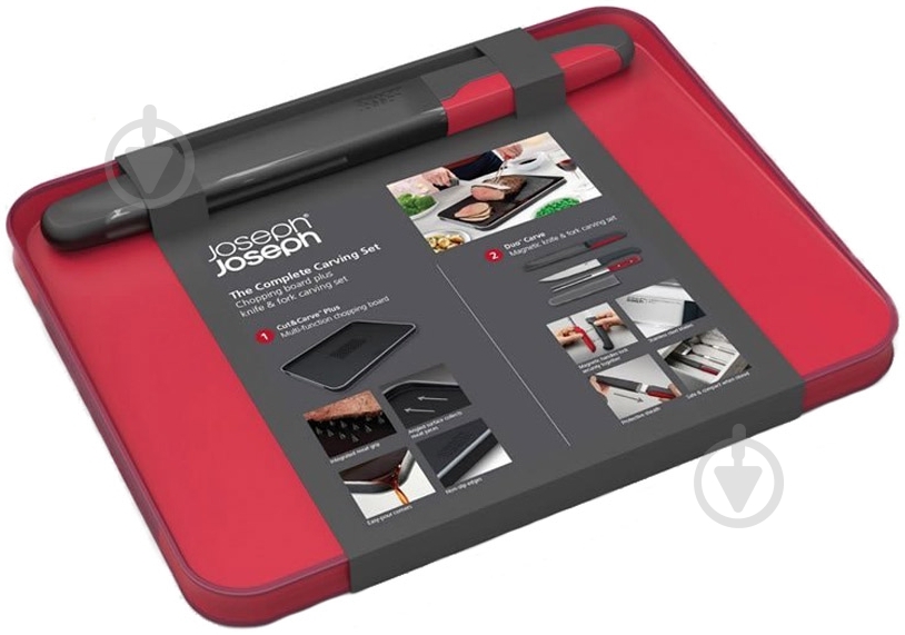 Доска для мяса Joseph Joseph Cut and Carve 3 предмета - фото 1 Доска для мяса Joseph Joseph Cut and Carve 3 предмета - фото 1