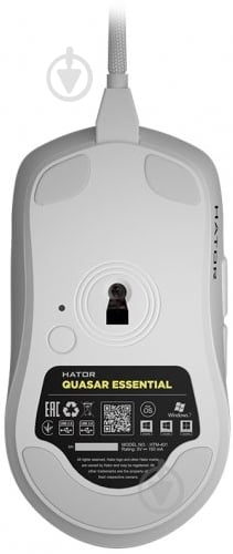 Мышь Hator Quasar Essential white (HTM-401) - фото 6