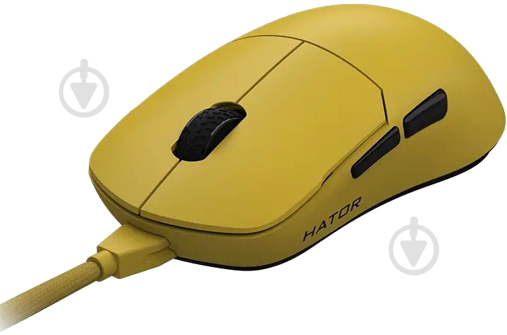 Мышь Hator Quasar Essential yellow (HTM-402) - фото 2