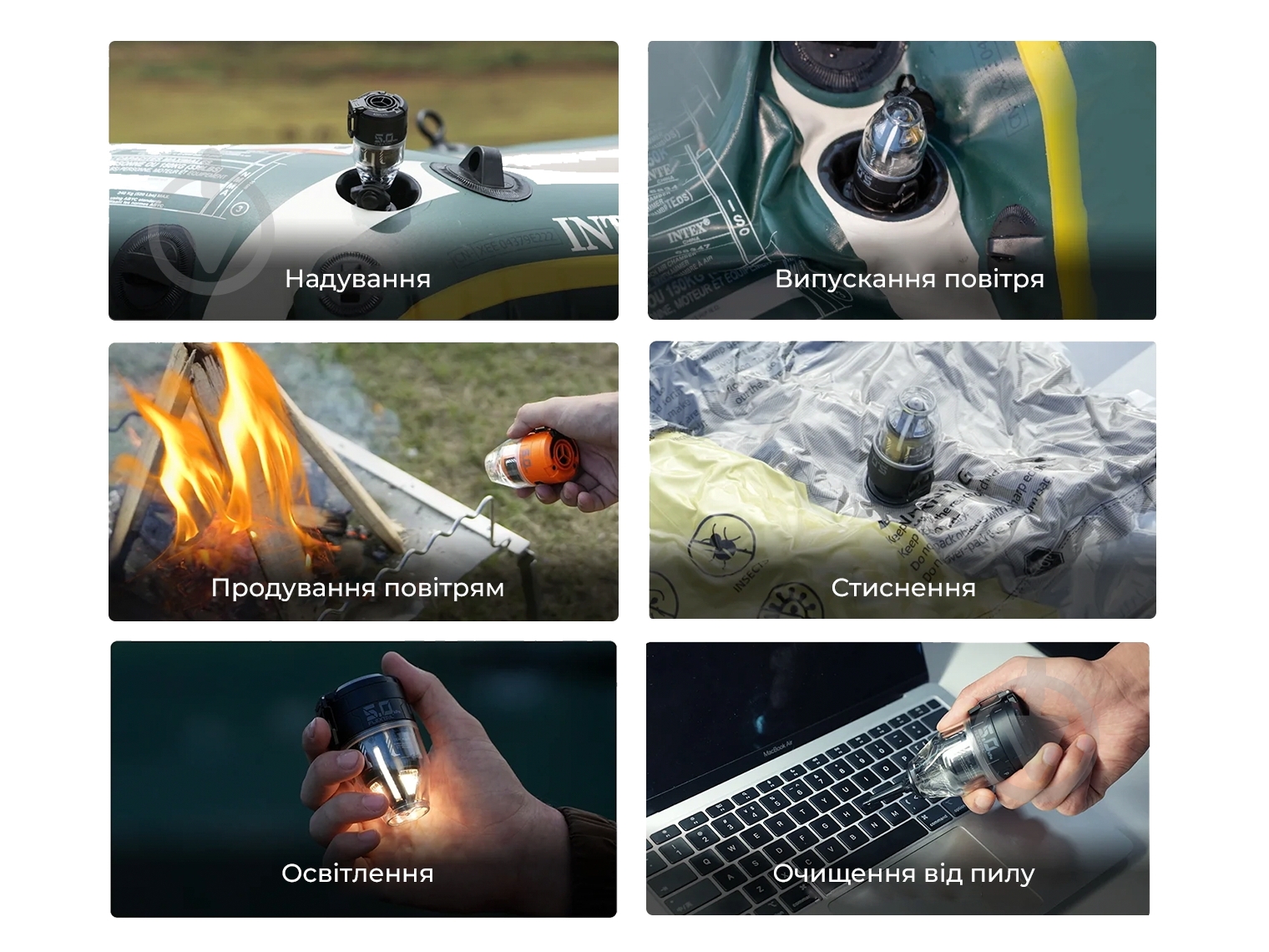 Насос портативный Flextail -фонарь кемпинговый Max Pump 3, черный - фото 8 Насос портативный Flextail -фонарь кемпинговый Max Pump 3, черный - фото 8