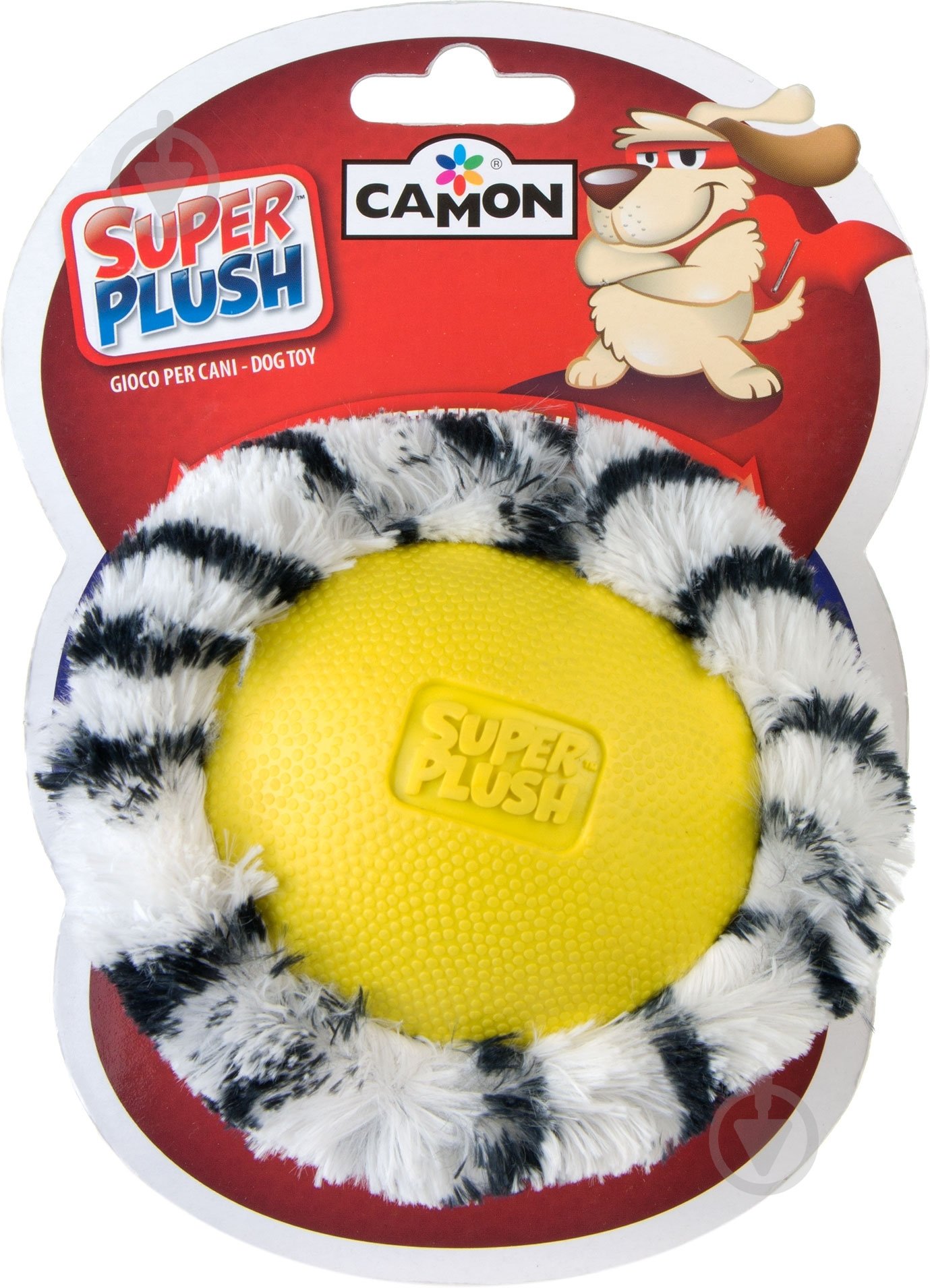 Игрушка для собак Camon Мяч плюшевый d10 см - фото 2