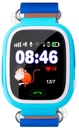 Смарт-часы GoGPSme К04 blue (K04BL) - фото 3 Смарт-часы GoGPSme К04 blue (K04BL) - фото 3